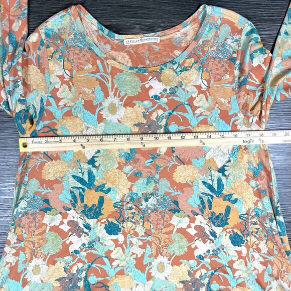 Peruvian Connection Women’s Latana Pima Cotton Medium Jersey Pockets Ruffle Hem - Picture 8 of 11